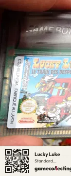 Lucky Luke Game Boy Color, PAL cartridge label