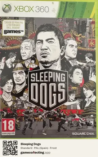 Sleeping Dogs Xbox 360, Spain box front