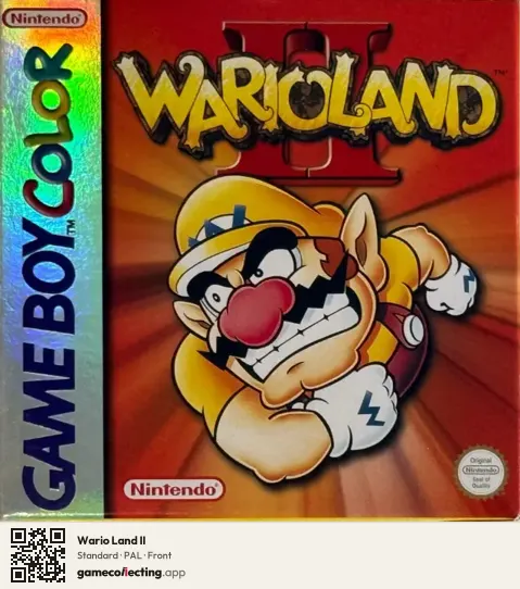Wario Land II Game Boy Color, PAL box front