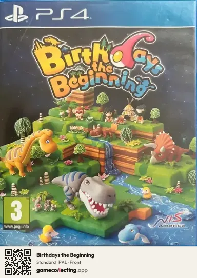 Birthdays the Beginning PlayStation 4, PAL box front