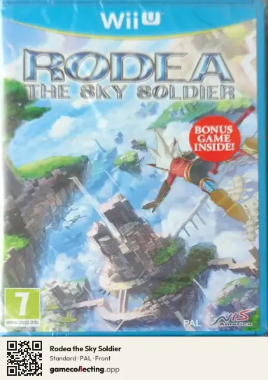 Rodea the Sky Soldier Nintendo Wii U, PAL box front