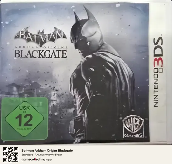 Batman: Arkham Origins Blackgate Nintendo 3DS, Germany box front