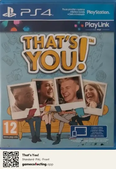 That's You! PlayStation 4, PAL box front
