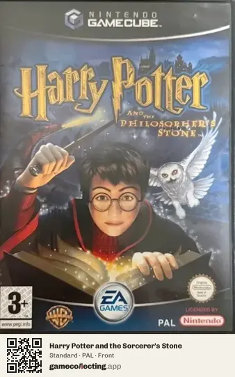 Harry Potter and the Sorcerer's Stone Nintendo GameCube, PAL box front