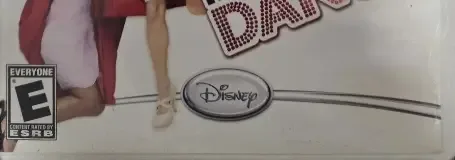 High School Musical 3: Senior Year Dance!, the ESRB box on its front
