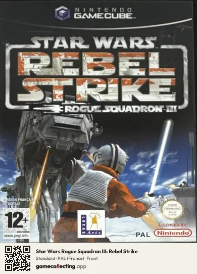 Star Wars Rogue Squadron III: Rebel Strike Nintendo GameCube, France box front