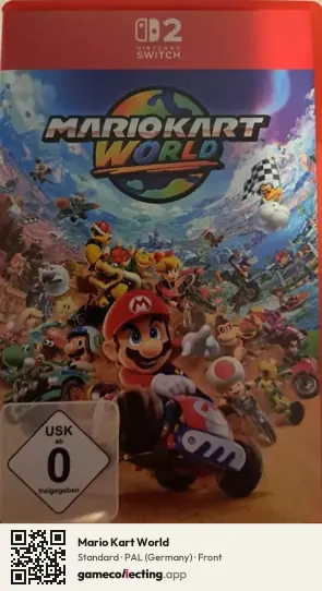 Mario Kart World Nintendo Switch 2, Germany box front