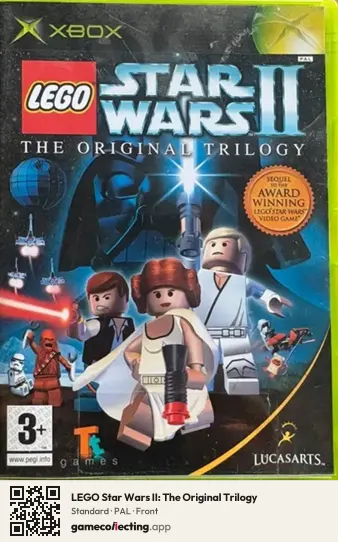LEGO Star Wars II: The Original Trilogy Xbox, PAL box front