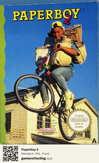 Paperboy 2 Nintendo Entertainment System, PAL box front