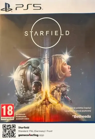 Starfield PlayStation 5, Germany box front