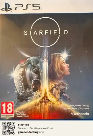 Starfield PlayStation 5, Germany box front