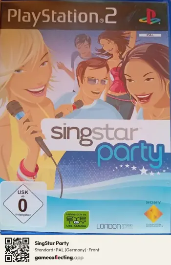 SingStar Party PlayStation 2, Germany box front