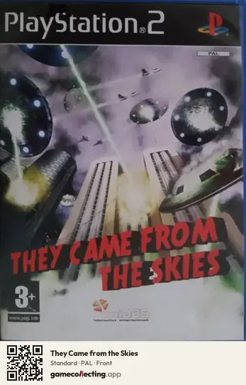 They Came from the Skies PlayStation 2, PAL box front