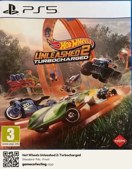 Hot Wheels Unleashed 2: Turbocharged PlayStation 5, PAL box front