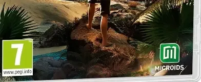 Survivor: Castaway Island, the PEGI square on its front