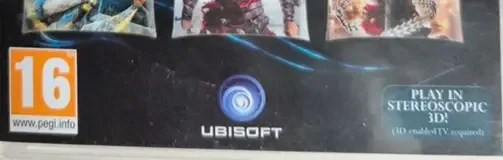 Prince of Persia Trilogy, the PEGI square on its front