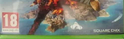 Just Cause 3, the PEGI square on its front