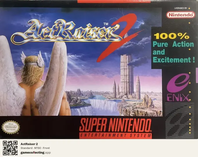 ActRaiser 2 Super Nintendo Entertainment System, NTSC box front