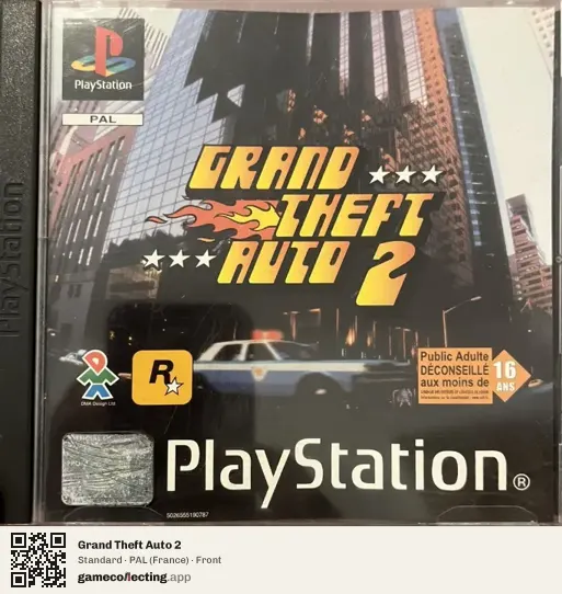 Grand Theft Auto 2 PlayStation, France box front