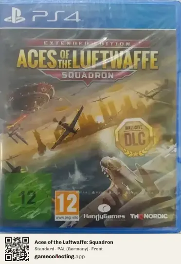 Aces of the Luftwaffe: Squadron PlayStation 4, Germany box front
