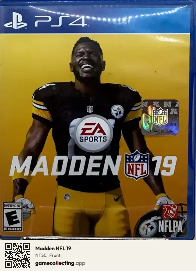 Madden NFL 19 PlayStation 4, NTSC box front