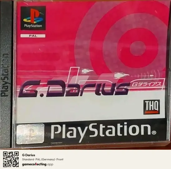 G Darius PlayStation, Germany box front