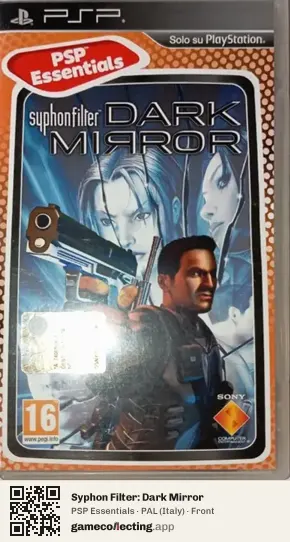 Syphon Filter: Dark Mirror PlayStation Portable, Italy box front