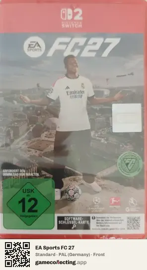EA Sports FC 27 Nintendo Switch 2, Germany box front