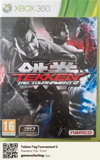 Tekken Tag Tournament 2 Xbox 360, PAL box front