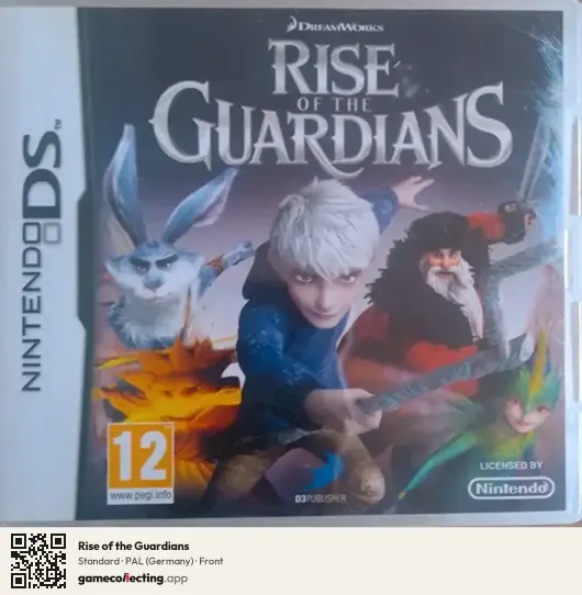 Rise of the Guardians Nintendo DS, Germany box front