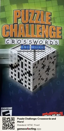 Puzzle Challenge: Crosswords and More! PlayStation Portable, NTSC box front