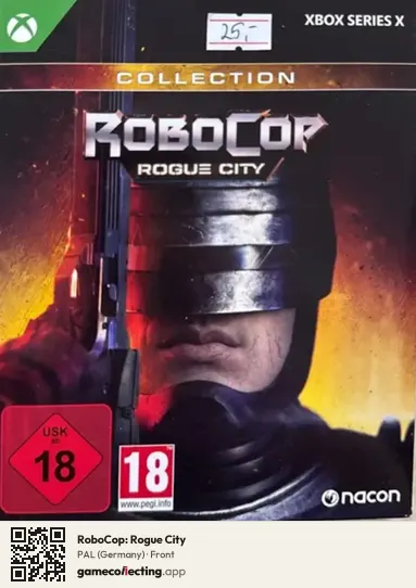 RoboCop: Rogue City Xbox Series X, Germany box front