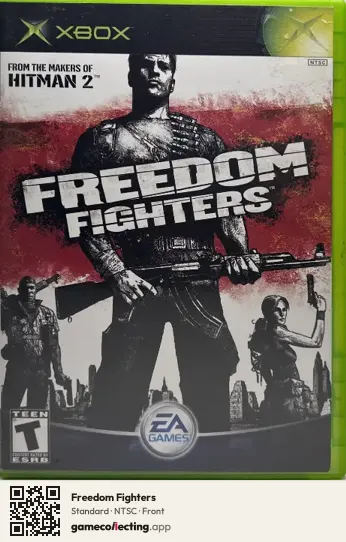Freedom Fighters Xbox, NTSC box front