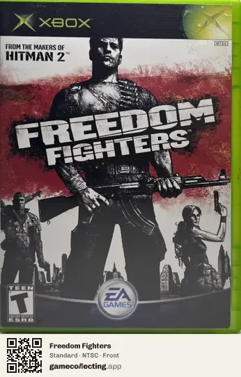 Freedom Fighters Xbox, NTSC box front