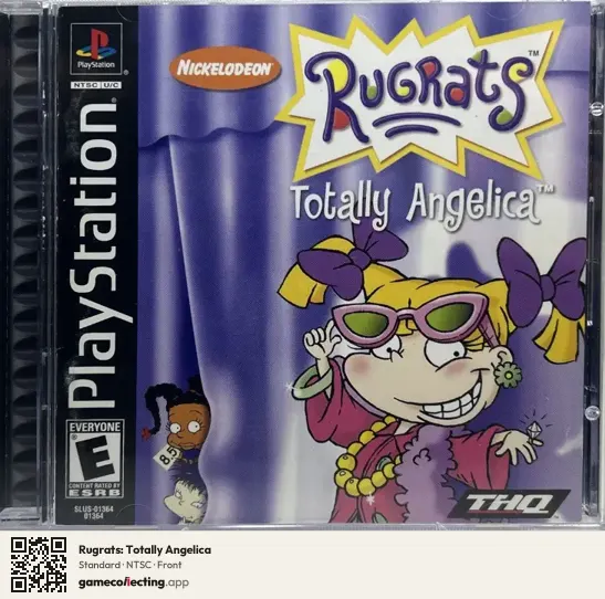 Rugrats: Totally Angelica PlayStation, NTSC box front