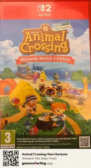 Animal Crossing: New Horizons Nintendo Switch 2, Italy box front