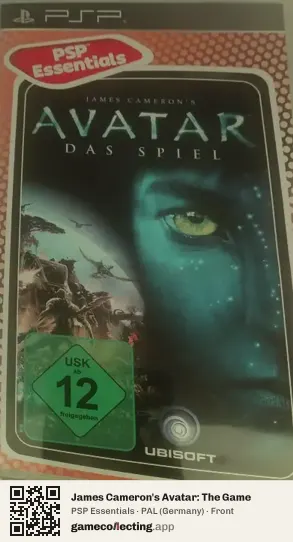 James Cameron's Avatar: The Game PlayStation Portable, Germany box front