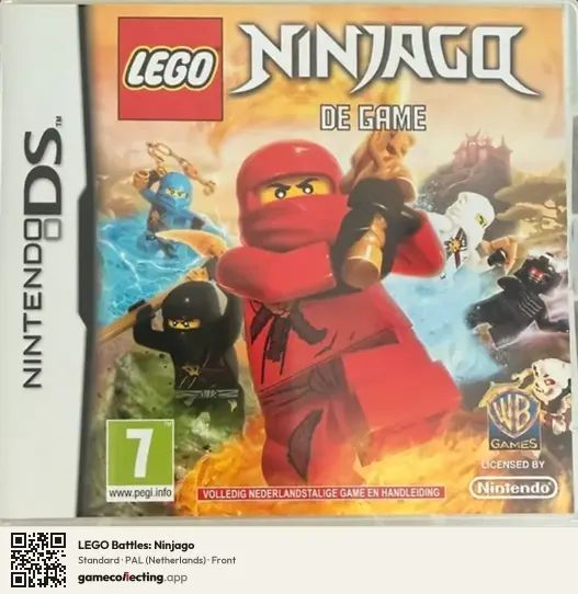 LEGO Battles: Ninjago Nintendo DS, Netherlands box front