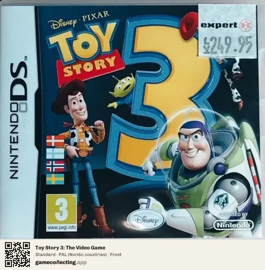 Toy Story 3: The Video Game Nintendo DS, Nordic countries box front