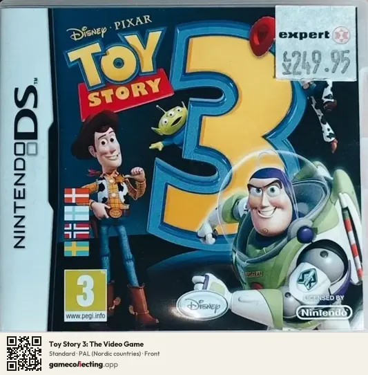 Toy Story 3: The Video Game Nintendo DS, Nordic countries box front
