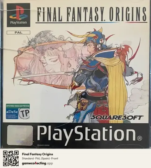Final Fantasy Origins PlayStation, Spain box front