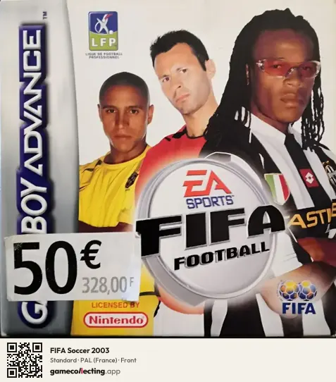 FIFA Soccer 2003 Game Boy Advance, France box front