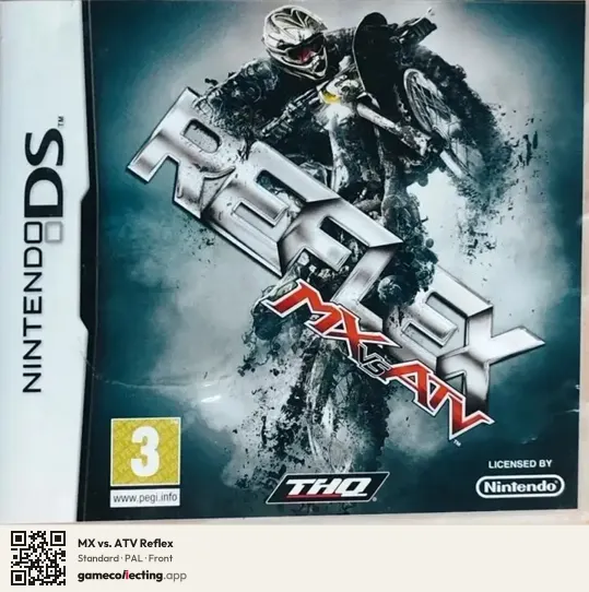 MX vs. ATV Reflex Nintendo DS, PAL box front