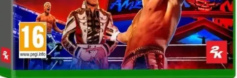 WWE 2K24, the PEGI square on its front