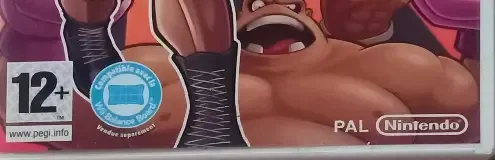 Punch-Out!!, the PEGI square on its front