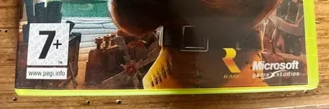 Banjo-Kazooie: Nuts & Bolts, the PEGI square on its front