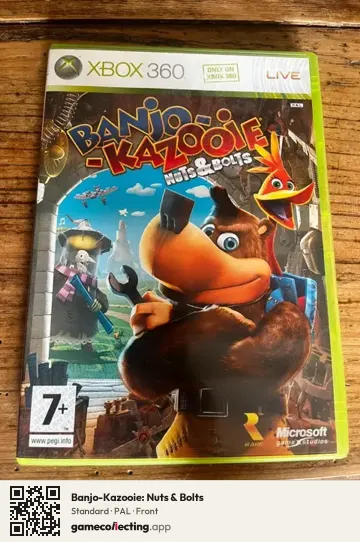 Banjo-Kazooie: Nuts & Bolts Xbox 360, PAL box front