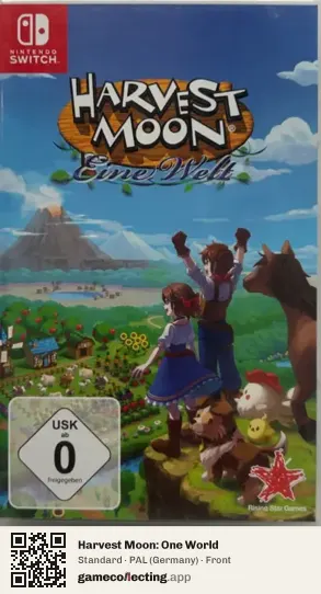 Harvest Moon: One World Nintendo Switch, Germany box front