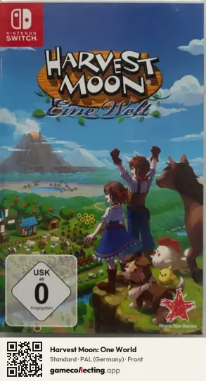 Harvest Moon: One World Nintendo Switch, Germany box front