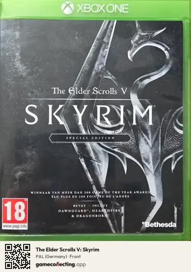The Elder Scrolls V: Skyrim Xbox One, Germany box front